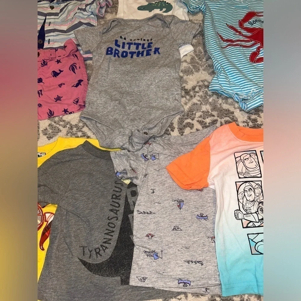 25 Piece Baby Boy Size 12M Spring/Summer Bundle